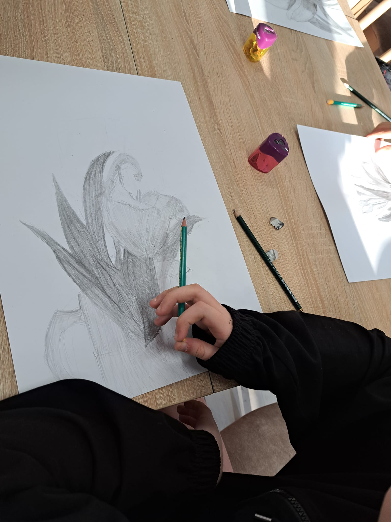 Zajęcia plastyczne - rysunek z natury